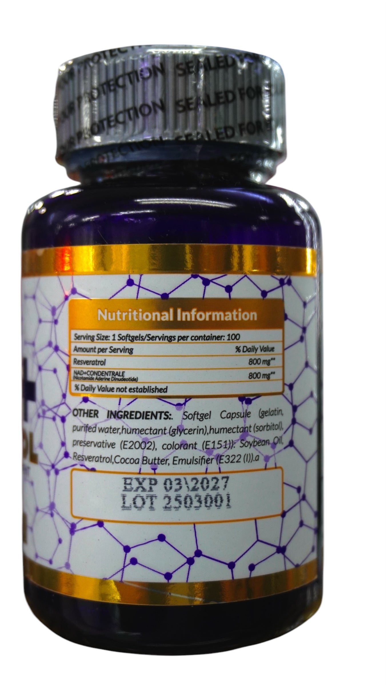 Resveratrol + NAD 1.600 mg